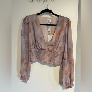 Aritzia Wilfred cropped top